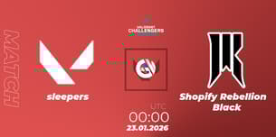 sleepers VS Shopify Rebellion Black