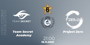 Team Secret Academy VS Project Zero Team Secret Academy VS Project Zero