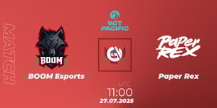 BOOM Esports VS Paper Rex