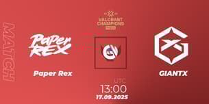 Paper Rex VS GIANTX