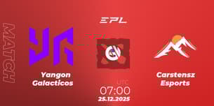 Yangon Galacticos VS Carstensz Esports