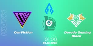 ConViction VS Dorado Gaming Black