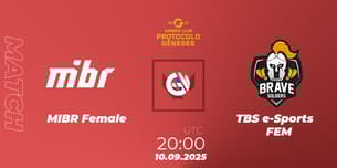 MIBR GC VS TBS e-Sports FEM