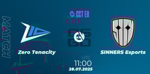 Zero Tenacity VS SINNERS Esports