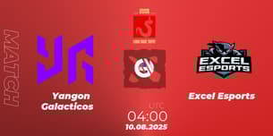 Yangon Galacticos VS Excel Esports