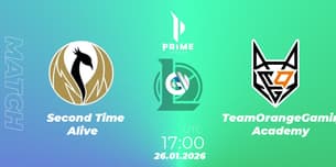 Second Time Alive VS TeamOrangeGaming Academy