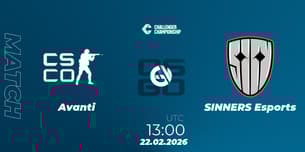 Avanti Esport VS SINNERS Esports