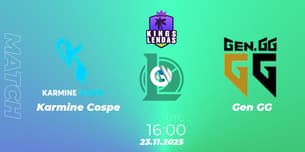 Karmine Cospe VS Gen GG