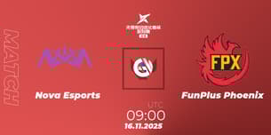 Nova Esports VS FunPlus Phoenix Nova Esports VS FunPlus Phoenix