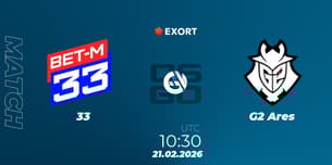 33 VS G2 Ares 33 VS G2 Ares