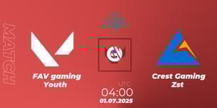 FAV gaming Youth VS Crest Gaming Zst