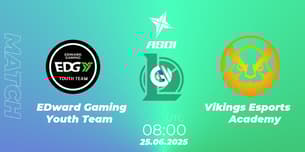 EDward Gaming Youth Team VS Vikings Esports Academy EDward Gaming Youth Team VS Vikings Esports Academy