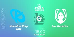 Karmine Corp Blue VS Los Heretics