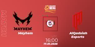 Mayhem VS AlQadsiah Esports