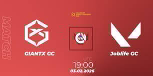 GIANTX GC VS Joblife GC