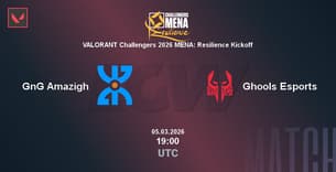 GnG Amazigh VS Ghools Esports