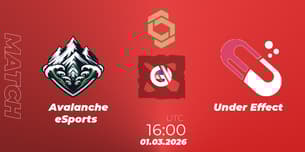 Avalanche eSports VS Under Effect Avalanche eSports VS Under Effect