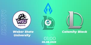 Weber State University VS Calamity Black Weber State University VS Calamity Black