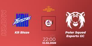 KRÜ Blaze VS Polar Squad Esports GC