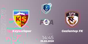 Kayserispor VS Gaziantep FK