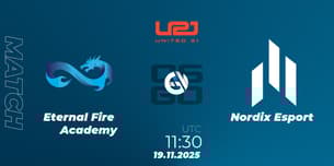 Eternal Fire Academy VS Nordix Esport