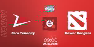 Zero Tenacity VS Power Rangers