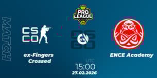 ex-Fingers Crossed VS ENCE Academy ex-Fingers Crossed VS ENCE Academy