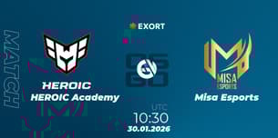 HEROIC Academy VS Misa Esports