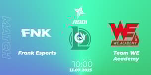 Frank Esports VS Team WE Academy