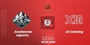Avalanche eSports VS x5 Gaming