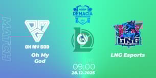 Oh My God VS LNG Esports