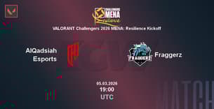 AlQadsiah Esports VS Fraggerz