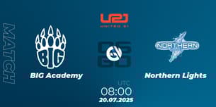 BIG Academy VS Northern Lights