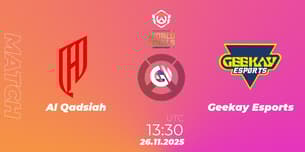 Al Qadsiah VS Geekay Esports Al Qadsiah VS Geekay Esports