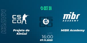 Projeto do KinGui VS MIBR Academy