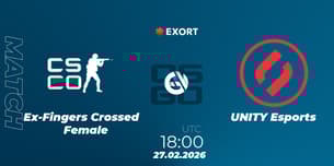 Ex-Fingers Crossed Female VS UNITY Esports