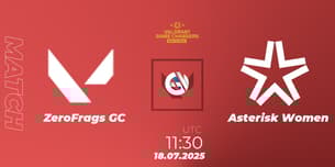 ZeroFrags GC VS Asterisk Women
