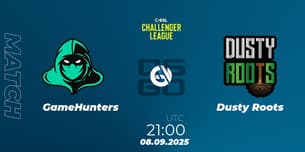 GameHunters VS Dusty Roots
