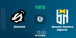 ShindeN VS Bounty Hunters Esports