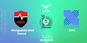 Nongshim Red Force VS DRX Nongshim Red Force VS DRX