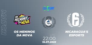 OS MENINOS DA NOVA VS NICARAGUA'S ESPORTS