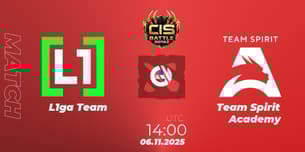 L1ga Team VS Team Spirit Academy
