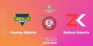 Geekay Esports VS ZoKorp Esports Geekay Esports VS ZoKorp Esports