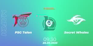 PSG Talon VS Secret Whales