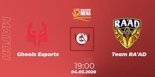 Ghools Esports VS Team RA'AD Ghools Esports VS Team RA'AD