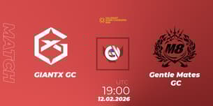 GIANTX GC VS Gentle Mates GC