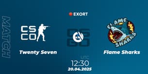 Twenty Seven VS Flame Sharks