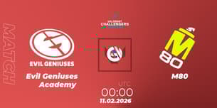 Evil Geniuses Academy VS M80