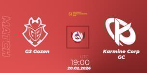G2 Gozen VS Karmine Corp GC