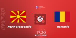 North Macedonia VS Romania North Macedonia VS Romania